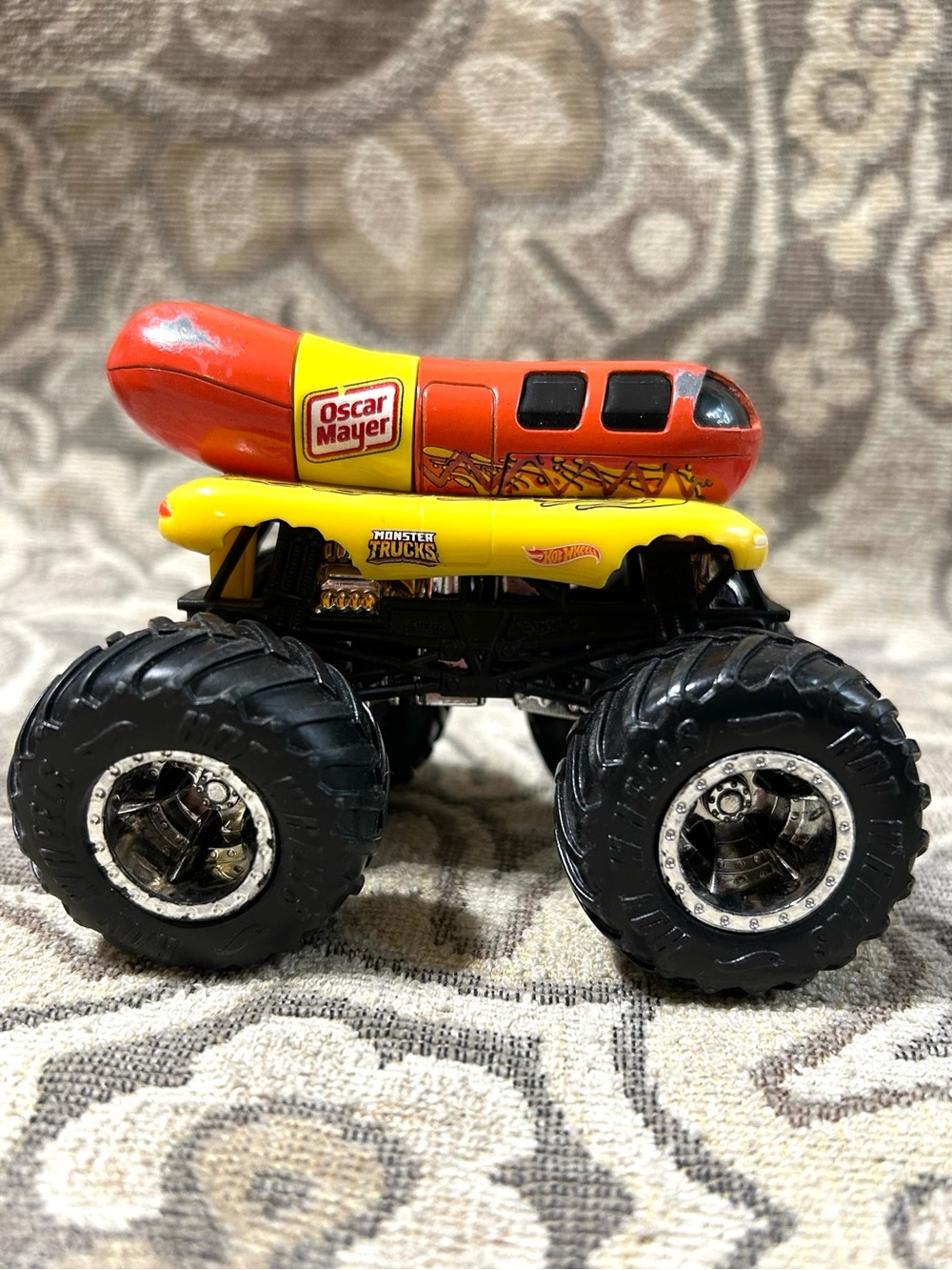 4/$20 Hot Wheels Oscar Mayer Monster Truck Weinermobile